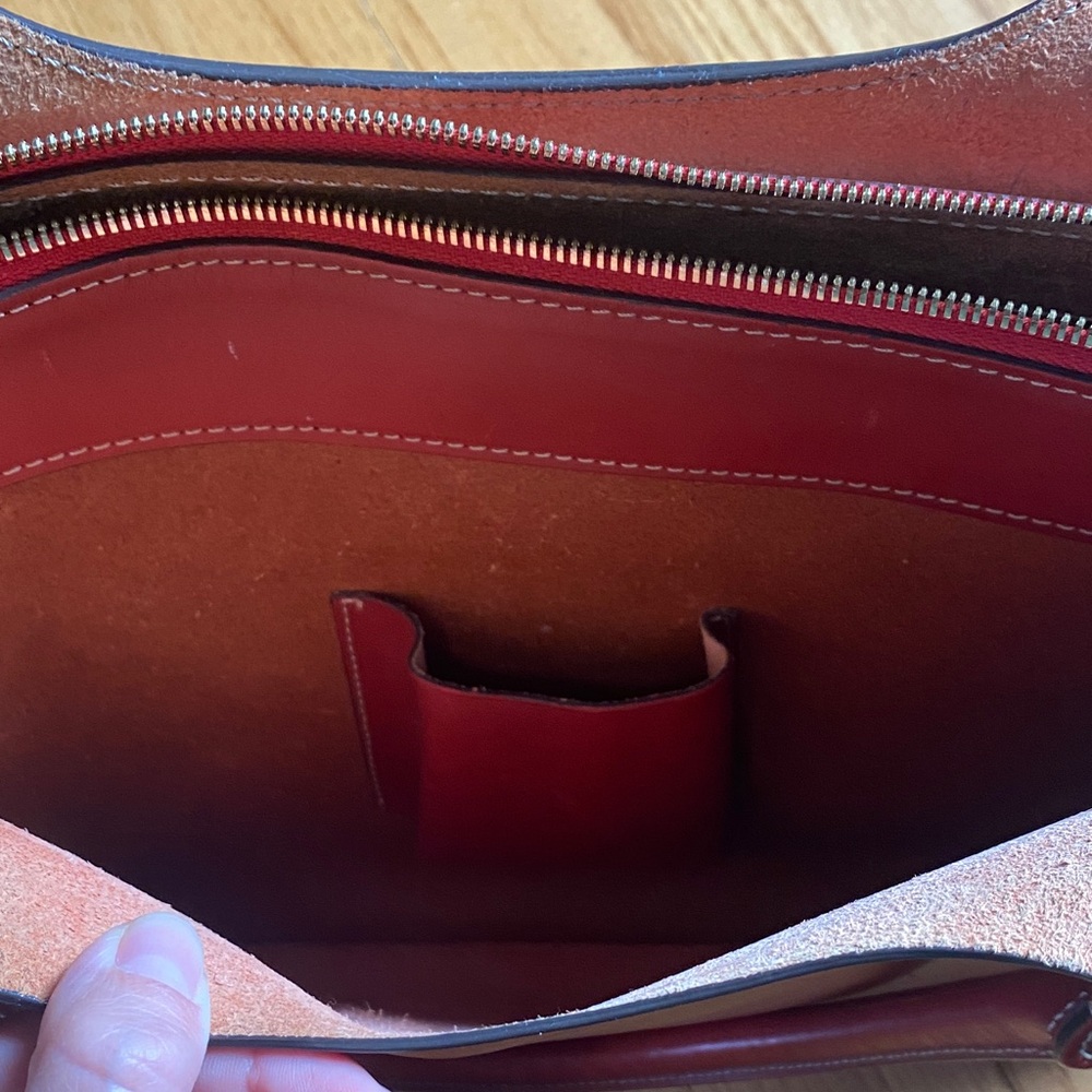 Boldrini Selleria Red Leather Bag - Picture 8 of 11